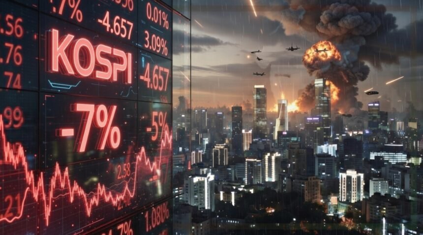 South Koreas KOSPI Crashes 7 in One Day 270B Wiped Out as Iran War Hits the AI Boom