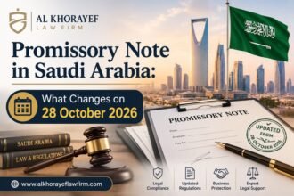 promissory note Saudi Arabia