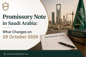 promissory note Saudi Arabia