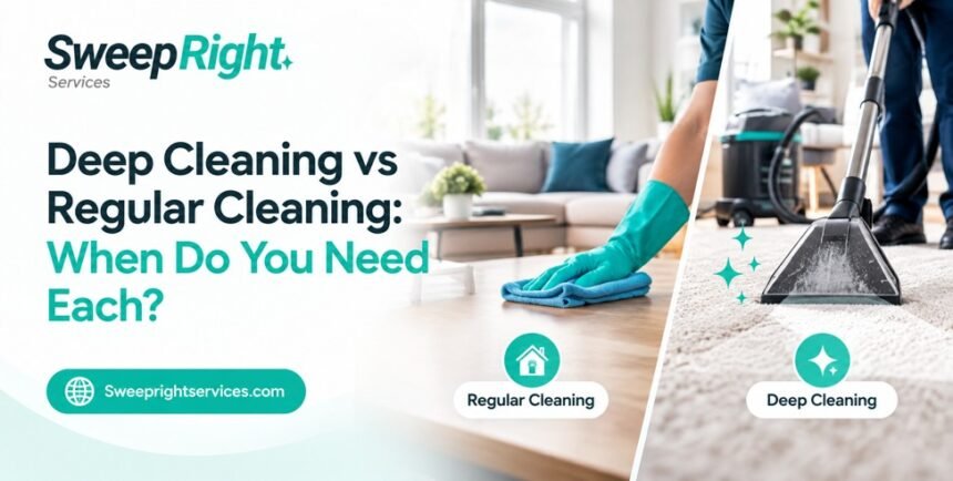 Deep Cleaning vs Regular Cleaning